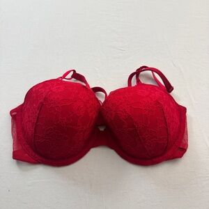 Victoria's Secret Bold Red Lace Bra